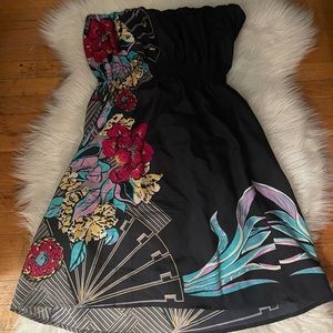 Forever 21 strapless dress, size large